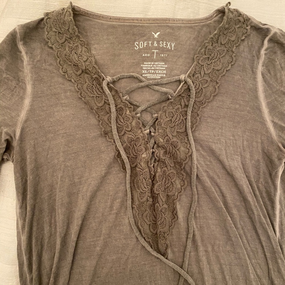Long Sleeve American Eagle Shirt